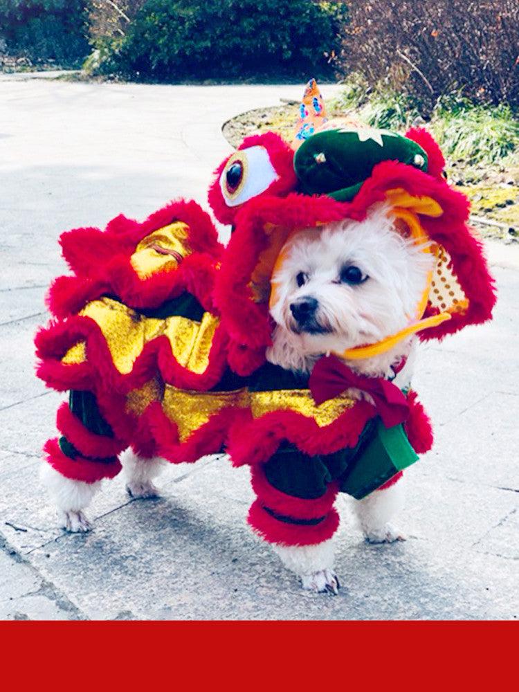 Funny Lion And Horse Pet Costume - Perfect For A Hilarious Cat And Dog Dance Party!