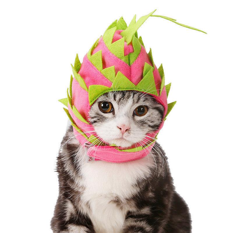 Tropical Dragon Fruit Pet Hat: A Fun And Stylish Costume For Dogs And Cats