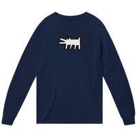 Haring's - The Barking Dog Icon, 1990 Street Art Long Sleeve Shirt