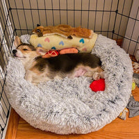 Mr. Peanut's 23" OrthoPlush® Pet Bed - Gray Two Tone