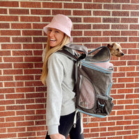 Mr. Peanut's Vancouver Series Backpack Pet Carrier for Smaller Cats and Dogs