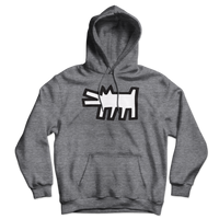 The Barking Dog Icon, 1990 Street Art Hoodie