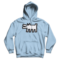 The Barking Dog Icon, 1990 Street Art Hoodie