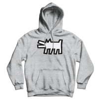 The Barking Dog Icon, 1990 Street Art Hoodie