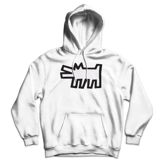 The Barking Dog Icon, 1990 Street Art Hoodie
