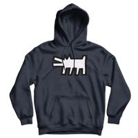 The Barking Dog Icon, 1990 Street Art Hoodie