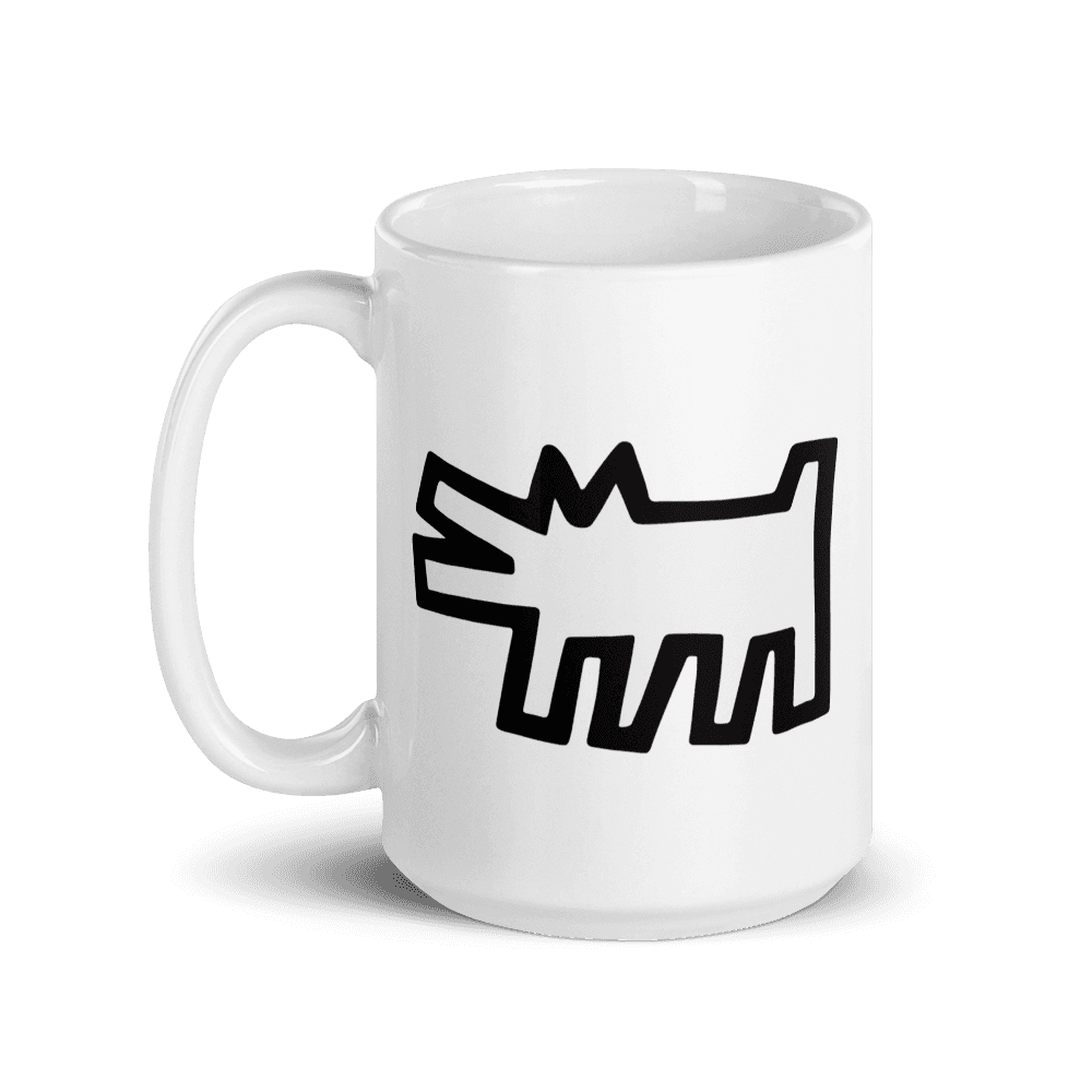 The Barking Dog Icon, 1990 Street Art Mug