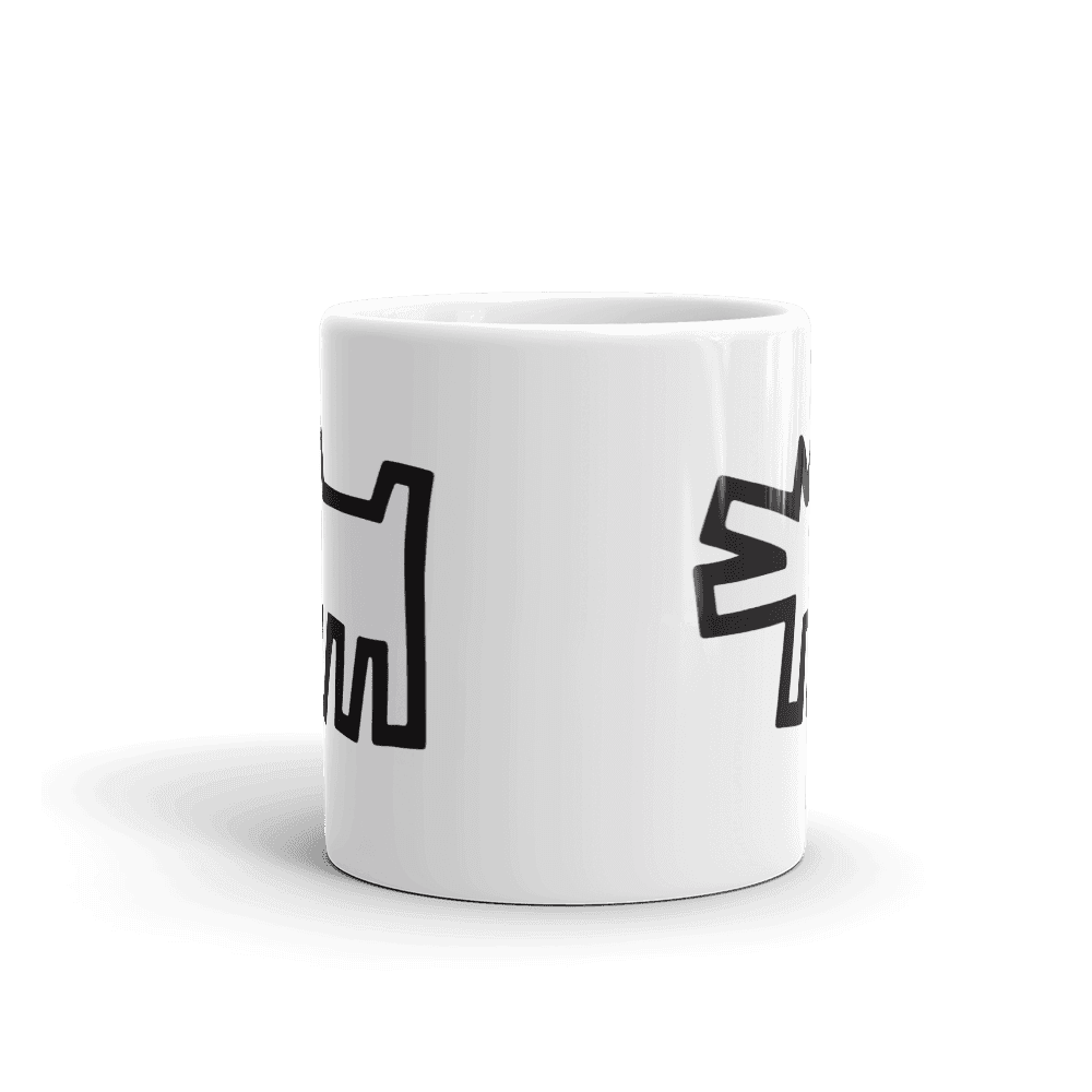 The Barking Dog Icon, 1990 Street Art Mug