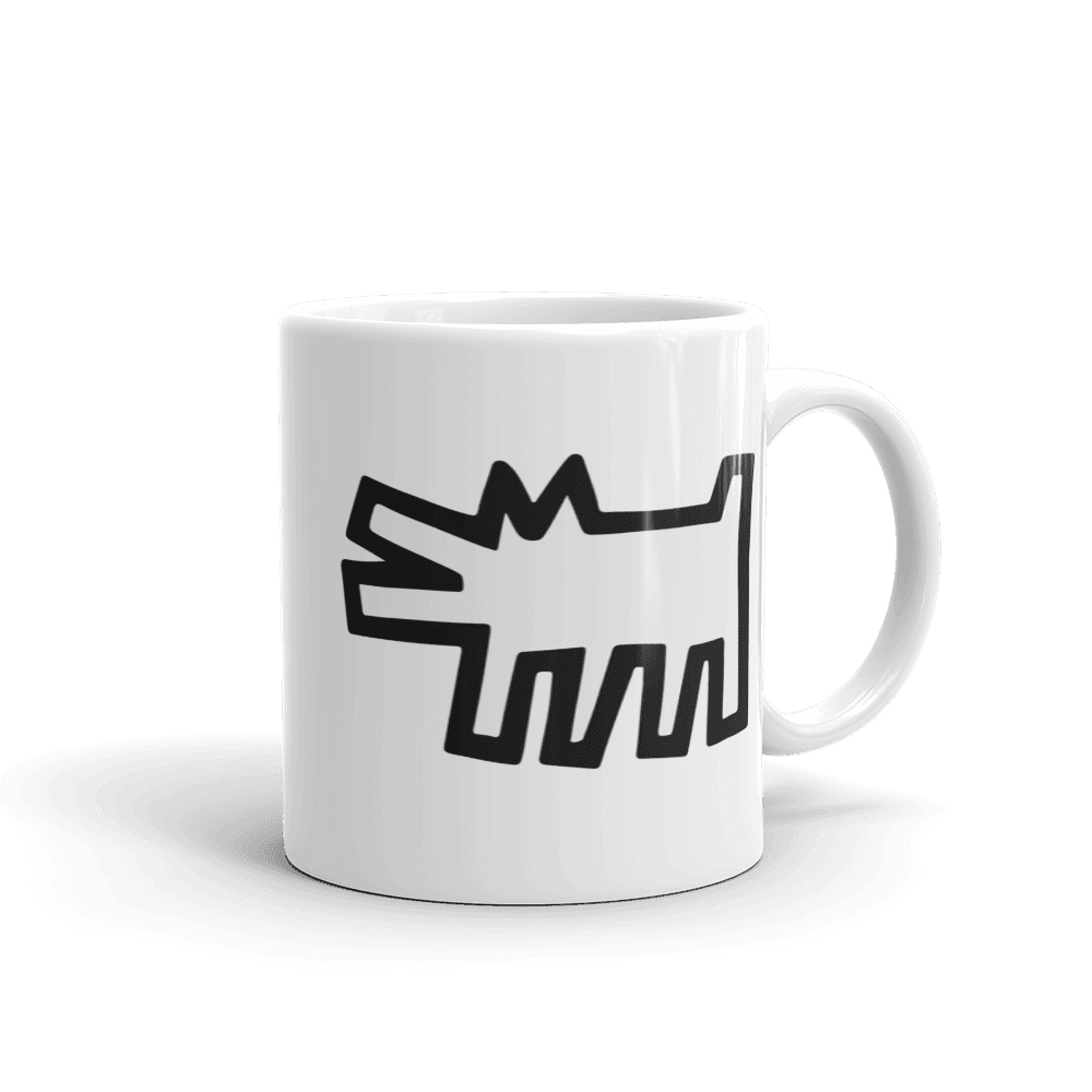 The Barking Dog Icon, 1990 Street Art Mug