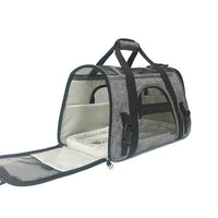 Mr. Peanut's Copper Series Airline Compliant Pet Carrier, Tall Profile Soft Sided Luxury Travel Tote