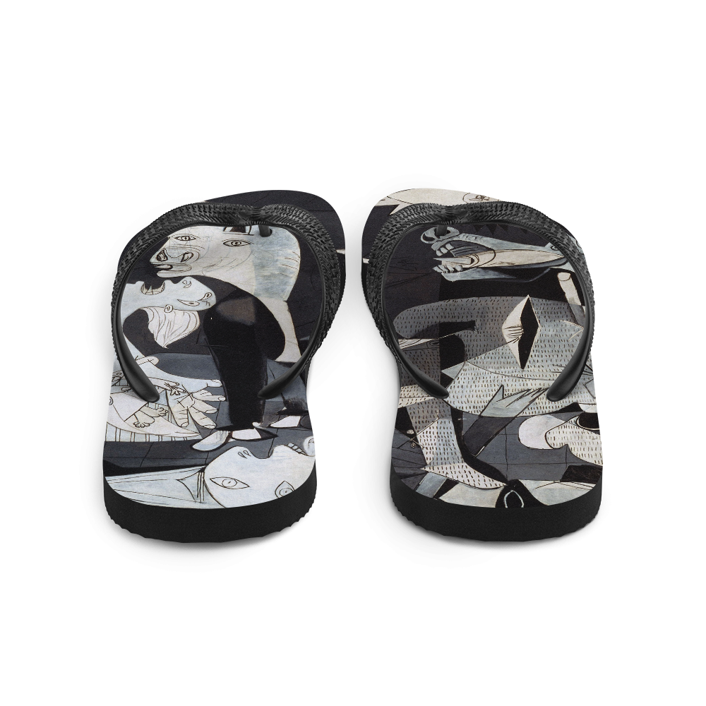 Pablo Picasso Guernica 1937 Artwork Flip-Flops