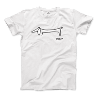 Pablo Picasso Dachshund Dog (Lump) Artwork T-Shirt