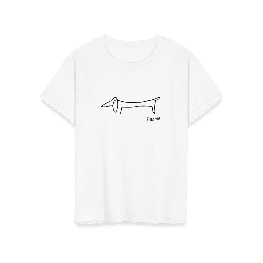Pablo Picasso Dachshund Dog (Lump) Artwork T-Shirt