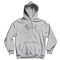 Pablo Picasso Dachshund Dog (Lump) Artwork Unisex Hoodie