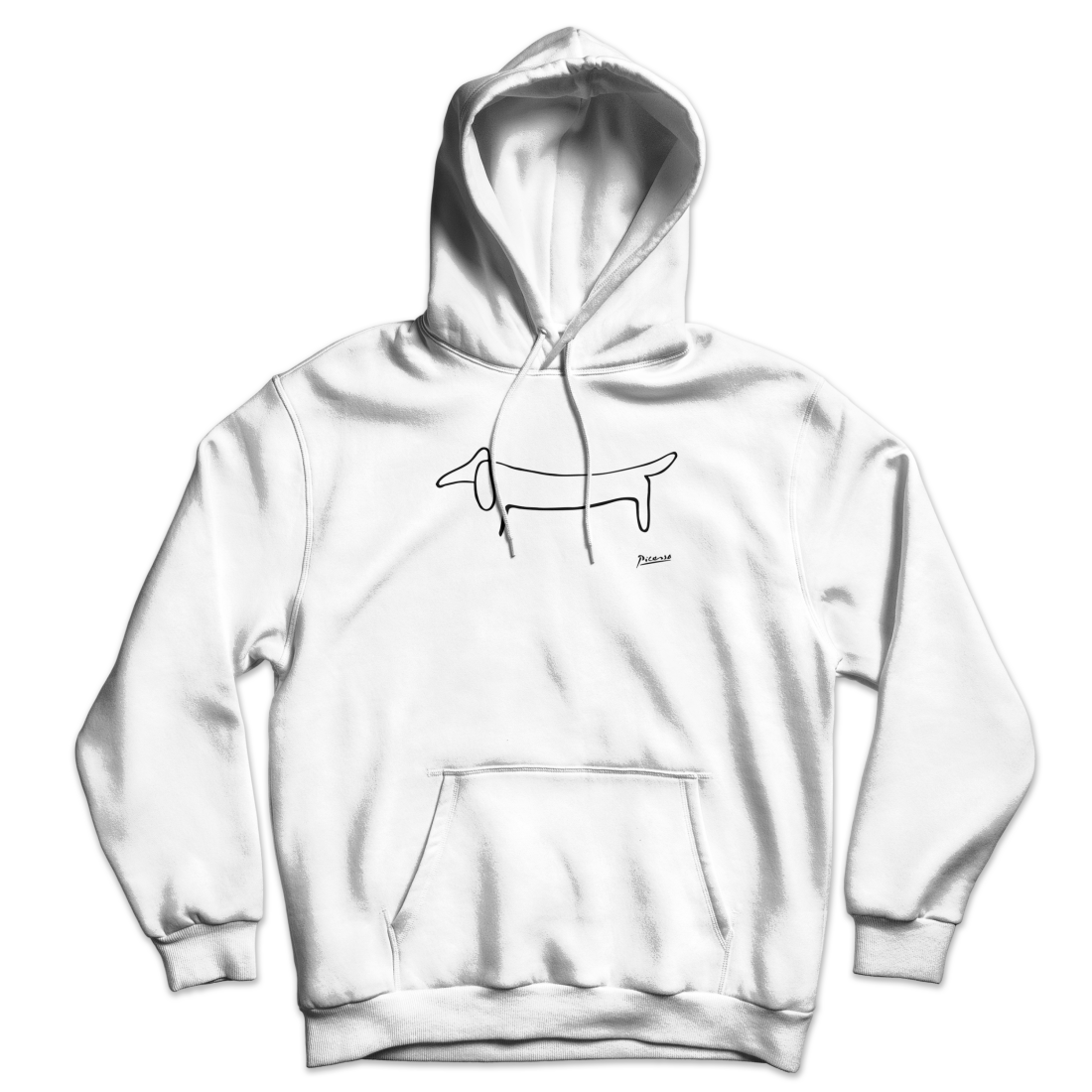 Pablo Picasso Dachshund Dog (Lump) Artwork Unisex Hoodie