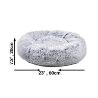 Mr. Peanut's 28" OrthoPlush® Pet Bed - Snowflake White Two Tone