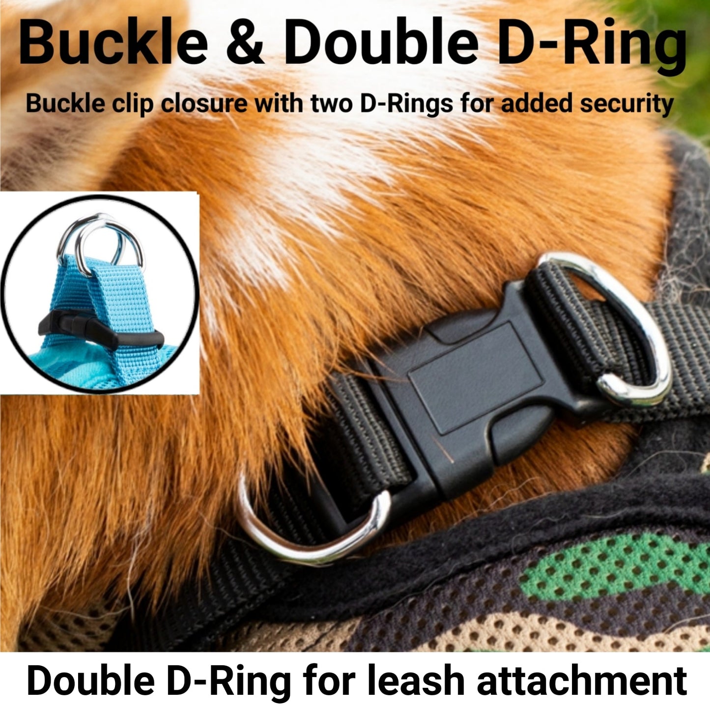 Mr. Peanut's PupTrek Harness and Leash Set,  Small Dog/Cat Soft Mesh Step In Harness Vest