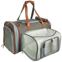 Mr. Peanut's Gold Series Standard Size Airline Compliant Expandable Pet Carrier