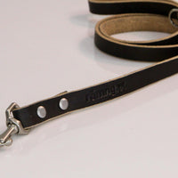 48" Genuine Leather Dog Leashes - Made in USA