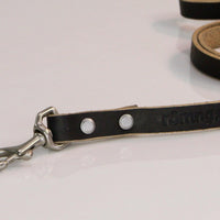48" Genuine Leather Dog Leashes - Made in USA