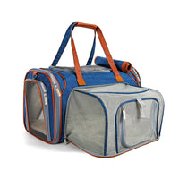 Mr. Peanut's Gold Series Big Apple XL Size Airline Compliant Expandable Pet Carrier